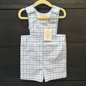 NWT Beaufort Bonnet Company Blue and White Jon Jon (12-18 M)